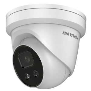 Hikvision dome DS-2CD2346G2H-IU(NEU)  F2.8 (balta, 4 MP, 30 m. IR, AcuSense, be Hikvision logo)