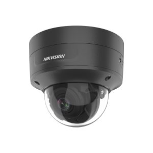 Hikvision dome DS-2CD2746G2-IZS F2.8-12 (juoda, 4 MP, 40 m. IR; 40 m. LED, AcuSense)