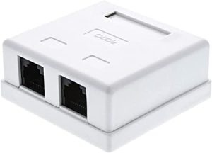 Virštinkinis kištukinis lizdas RJ45 (2 lizdai FTP, 6e cat)