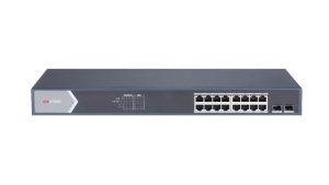 Hikvision 18 prievadų 16 PoE prievadų komutatorius DS-3E0518P-E