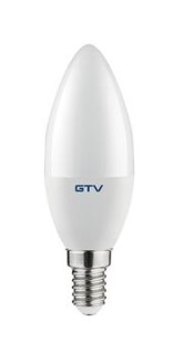 LED lemputė matinė žvakutė GTV LD-SMDC37-80 (8w, E14, 3000K)