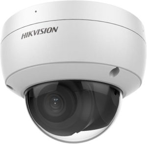 Hikvision dome DS-2CD2146G2-I F4 (balta, 4 MP, 30 m. IR, AcuSense)