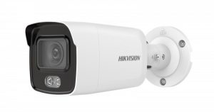 Hikvision bullet DS-2CD2087G2-L F4 (balta, 8 MP, 40 m. LED, AcuSense )