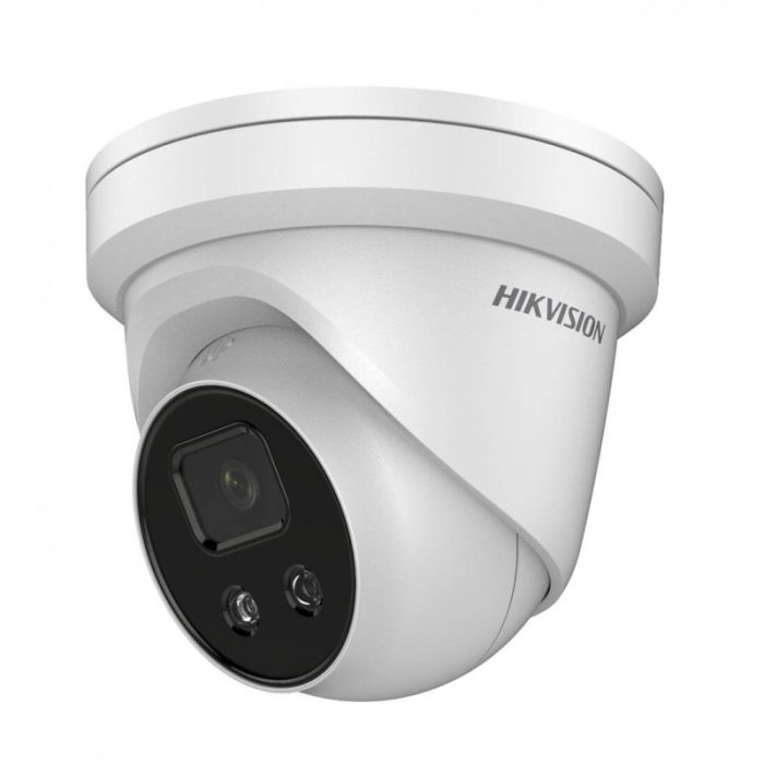 Hikvision dome DS-2CD2386G2-IU F4 (balta, 8 MP, 30 m. IR, AcuSense)