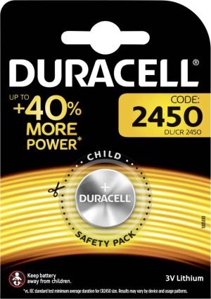 Baterija Duracell Lithium CR2450 (1 vnt.)