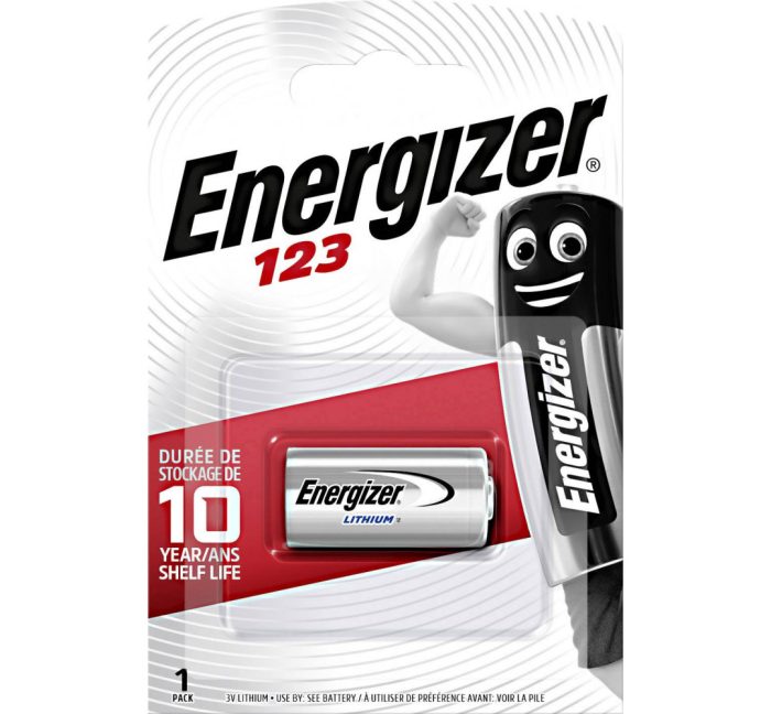 Baterija Energizer Lithium CR123 (1 pcs.)