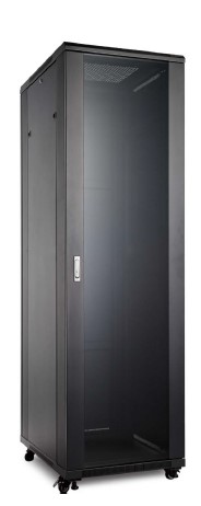 Komutacinė spinta 19'' pastatoma 42U 800x1000x2055 (nesurinkta, juoda)