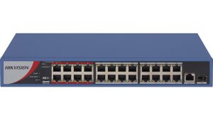 Hikvision 26 prievadų 24 PoE prievadų komutatorius DS-3E0326P-E/M(C)