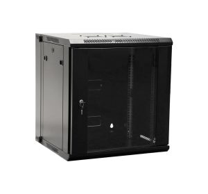 Komutacinė spinta 19'' pakabinama 6U 600x350x380 (juoda, surinkta)