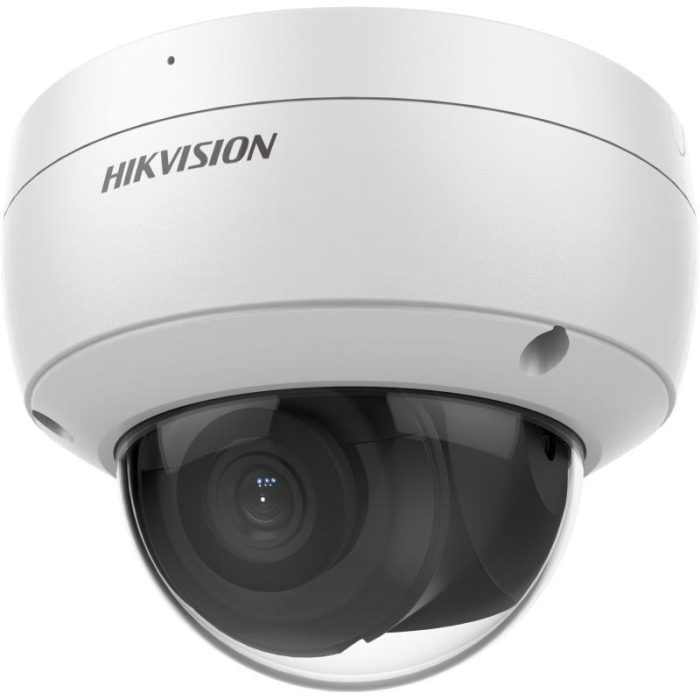 Hikvision dome DS-2CD2163G2-IU F4 (balta, 6 MP, 30 m. IR, AcuSense)