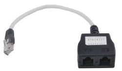 Tinklo kabelio daliklis UTP 5 cat. Ethernet/ISDN