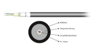EFB Infralan optinis kabelis (8 skaidulų, single mode, 9