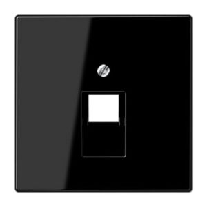 Kompiuterinio lizdo apdaila JUNG LS969-1UASW (juoda