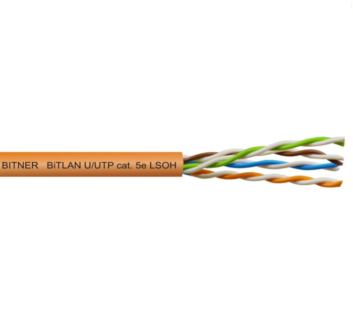 LAN tinklo kabelis Bitner UTP 5e (vidaus, PVC, LSZH, Eca, 305m, 24 AWG