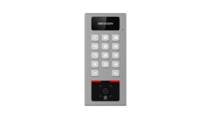 Praėjimo kontrolės terminalas ir telefonspynė Hikvision DS-K1T502DBWX-QR