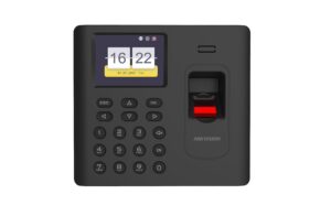 Pirštų atspaudų ir praėjimo kontrolės terminalas Hikvision DS-K1201AMF