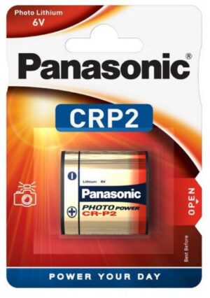 Baterija Panasonic Lithium CR-P2/DL223/EL223AP 6V (1 vnt.)