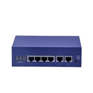 6 prievadų komutatorius Acorid LS5306P (4 PoE, 2 Uplink, 1.2 Gbps)
