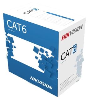Kabelis ryšio Hik-vision UTP 6E (Gysla-0.53mm, ritė 305m, vidaus) DS-1LN6-UE-W