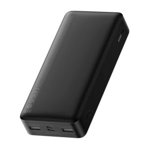 Išorinis akumuliatorius (Powerbank) BASEUS PPBD050101 (20000mAh, 15W, 2xUSB + USB-C, juodas)