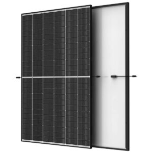 Monokristalinis fotovoltinis saulės modulis Trina TSM-450NEG9R.28 (450W, Vertex S+, half-cut, juodas rėmas)