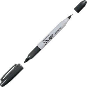 Permanentinis markeris Sharpie Twin Tip 09-811100 (Juodas