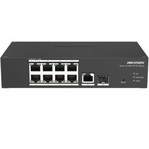 Hikvision 10 prievadų 8 PoE prievadų komutatorius DS-3T1310P-SI/HS